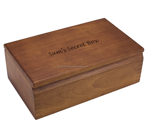 Boîtes de rangement en bois massif et boîte à bijoux en bois, style personnalisé, provenance d'Inde - Product Image 1