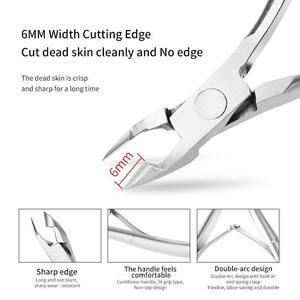 Coupe-ongles professionnel à bras articulé 6'' en acier allemand robuste, à mâchoires courbées et verrouillage à ressort, pour ongles des orteils - Product Image 1