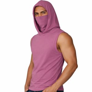 Camiseta sin Mangas con Capucha para Hombre, Último Diseño, Elegante, Moderno, Deportivo, a la Moda, para Entrenamiento, Fisicoculturismo, Cómodo, Elástico, Verano - Product Image 3