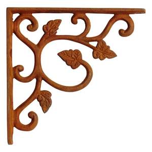 Decorative Iron <b>Shelf</b> Bracket Vintage Inspired <b>Wall</b> Support For Wooden <b>Shelves</b> Home Kitchen <b>Bathroom</b> Interior Storage - Product Image 3