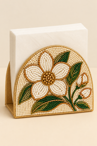 Cubierta para Caja de Pañuelos con Cuentas de Rodaja de Sandía, Soporte para Servilletas con Bordado de Cuentas, Decoración de Mesa con Temática de Frutas, Regalo al por Mayor para Cocina y Restaurante - Product Image 4