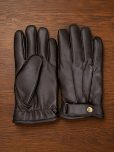 Gants de conduite en cuir personnalisables de haute qualité Speed One Sports, noirs, unisexes, avec sangle de poignet réglable, poignées pour toutes les saisons - Product Image 5