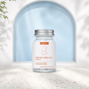 [FROM OREUM] Dentifrice Solide de Voyage Soin Personnel Saveur Mandarine de Jeju 60 Comprimés pour Trousse de Toilette de Voyage - Product Image 2