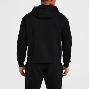 Embroidered Custom Logo OEM Wholesale <b>Men's</b> Pullover Hooded Sweatshirts Lightweight Soft Comfortable Fashionable <b>Pouch</b> Pocket - Product Image 3