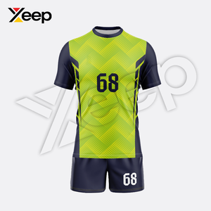 Uniforme de Voleibol XEEP COMPANY de la Mejor Calidad, Transpirable, de Poliéster, Modelo XC-VU-06, para Entrenamiento, Color y Talla Personalizables, Unisex para Adultos - Product Image 2