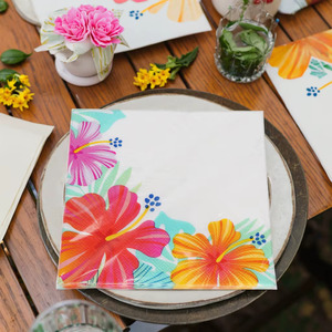 Serviettes en papier jetables absorbantes douces 4 plis en pâte de bois vierge pour usage en restaurant à Pâques, haute qualité, écologiques, 4 plis - Product Image 4