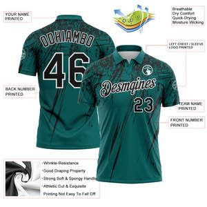 Custom Volleyball <b>Coach</b> Polo Shirt Breathable Polyester Performance Fabric Supplier Private Label Wholesale Sports Clothing - Product Image 3