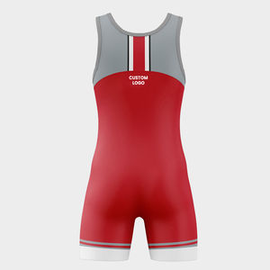 Ropa deportiva de manga corta de alta calidad, servicio OEM ODM, ropa de gimnasio, singletes de lucha libre, precio económico. - Product Image 5