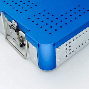 Boîte de stérilisation et de désinfection manuelle en acier inoxydable allemand de haute qualité, la plus vendue, réutilisable, nouvelle arrivée, pour instruments chirurgicaux - Product Image 2