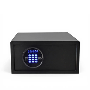 Coffre-fort électronique numérique moderne ignifuge avec clavier et fonction de sauvetage d'urgence, construction métallique pour un stockage sécurisé dans les chambres d'hôtel - Product Image 3