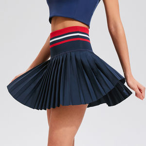 Jupe-short de sport personnalisée pour femme avec poches, short intégré, course à pied, tennis, fabricant OEM, jupe-short athlétique à séchage rapide - Product Image 3