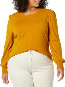 Camiseta de Manga Larga con Cuello Redondo para Mujer, Suave como la Mantequilla, Informal, Elástica, Transpirable, de Primera Calidad - Product Image 3