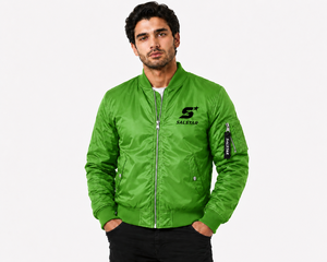 Wholesale Autumn Nylon <b>Flight</b> Bomber <b>Jacket</b> for <b>Men</b> Custom Logo Fashion Streetwear - Product Image 1