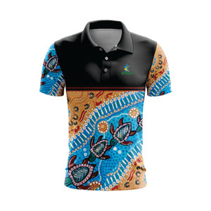 100% Polos de poliéster Transferencia de calor DTF Pantalla de logotipo bordado Camisetas de polo hechas a medida Polo personalizado - Product Image 4