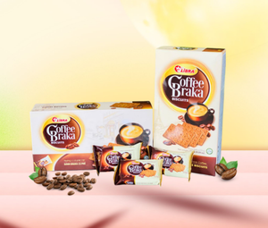 Trending Low-Sugar Cream Salty Braka Coffee Crisps <b>Rolling</b> <b>Box</b> B2B Snacks Wholesale Retail OEM ODM - Product Image 1