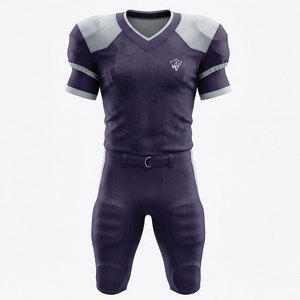 Modern American Football Uniform Premium Sublimation Football Jersey And Pants Lightweight Sports With Comfortable <b>Athletic</b> Fit - Product Image 1