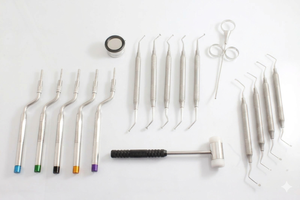 Kit Manual de Levantamiento de Seno para Implantes Dentales, Osteótomos, Elevadores Tipo Hongo, Martillo Óseo, Instrumento Quirúrgico de Acero Inoxidable Reutilizable - Product Image 2