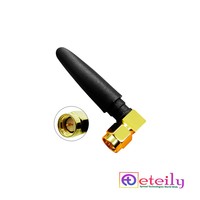 Antenne robuste à signal puissant 868 MHz 2,5 dBi en caoutchouc avec connecteur SMA mâle R/A ETEILY fabriquée en Inde pour applications intérieures