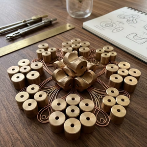 ลูกบิดตู้เหล็กกลมสีดำ – ลูกบิดเฟอร์นิเจอร์แบบปุ่มเล็กสำหรับตู้ ตู้เสื้อผ้า และลิ้นชักครัว อุปกรณ์ฮาร์ดแวร์ที่ทนทาน - Product Image 1