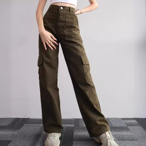Pantalones Cargo de Cintura Alta para Hombre, Ecológicos, de Secado Rápido, Transpirables, de Primera Calidad, Nueva Llegada, Venta Caliente, Servicio OEM - Product Image 4