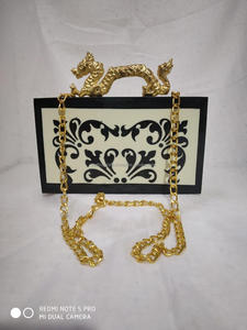 ¡Mini bolso de mano de resina moderno estilo Ángel nuevo accesorio de boda para fiesta en casa India venta! Artesanía pintada a mano - Product Image 6