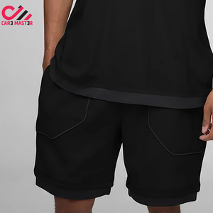 ชุดเซ็ตเสื้อยืดแขนสั้นและกางเกงขาสั้นสองชิ้นสำหรับผู้ชายสไตล์ใหม่สำหรับฤดูร้อน ราคาสมเหตุสมผล ดีไซน์แบบ OEM - Product Image 6