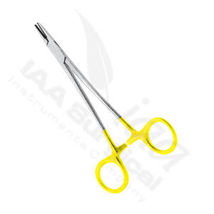 Portaagujas, Tijeras con Punta Recta Dentada, Hechas a Mano, de Acero Inoxidable, Instrumento Quirúrgico Manual de Alta Calidad para Uso Hospitalario, con Certificación CE - Product Image 3