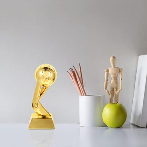 Trofeo de Fútbol Bañado en Oro, Premio Deportivo Moderno, Trofeo al Mejor Jugador de Fútbol - Product Image 4