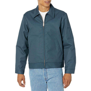 Vestes pour hommes en toile de coton très résistante, zippées, avec poches robustes, style streetwear décontracté, vente en gros. - Product Image 1