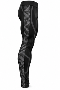 OEM High Quality Solid Gym Wear Tights Stretch Elastic Custom <b>Compression</b> Quick Dry Printing <b>Men</b> Sports <b>Leggings</b> Fitness - Product Image 5