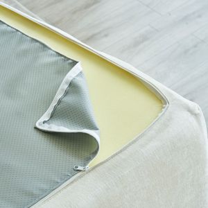 Modern Minimalist Style Imitation Schneier Grey <b>Sofa</b> with 2 <b>Pillows</b> for Living Room Apartment or Office - Product Image 2