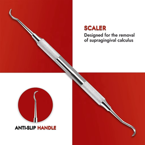 Raspador Dental Premium, Removedor de Sarro, Acero Inoxidable, Doble Extremo, Tipo Sickle, Instrumentos de Higiene para Eliminar la Placa, con Certificación CE e ISO - Product Image 4