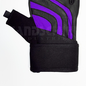 Custom <b>Weight</b> Lifting <b>Gloves</b> PU Made High Quality Non-Slip Professional <b>Training</b> Half Finger Adjustable Wrist Strap Gym Sports - Product Image 6