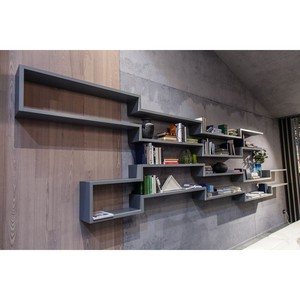 Sistema de estanterías geométricas modernas de MDF para pared |   Estanterías Modulares de Diseño |   Venta al por mayor - Product Image 1