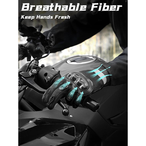 Guantes de Motocicleta Premium, Recubiertos de Poliéster y Poliuretano, Impermeables, con Pantalla Táctil, Dedos Completos, Unisex, para Carreras, Deportes y Motociclismo - Product Image 2