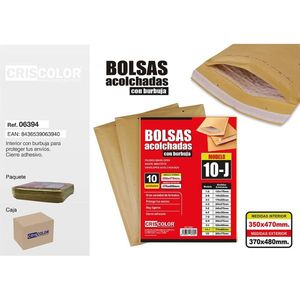 Buste Imbottite N10 con Protezione a Bolle d'Aria per Spedizioni - Product Image 1