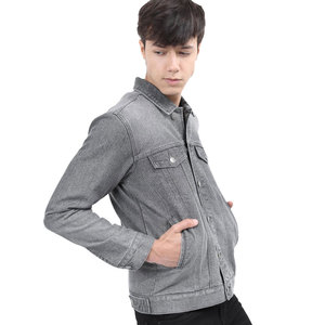 Wholesale Custom Boy's China Coat and Jackets in Yiwu Customized Color Jean Fur Cotton Denim Jacket Streetwear for Man - Product Image 5