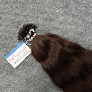 TOP VENOR, meilleures extensions de cheveux faites à la main, nano ring, ondulées naturelles, 100% cheveux humains, qualité supérieure, prêtes à être expédiées. - Product Image 3