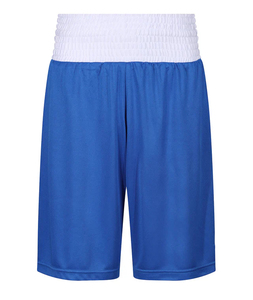 Pantalones Cortos de Entrenamiento MMA Unisex Personalizados, Azules, de Secado Rápido, Elásticos, Transpirables, de Poliéster, Ajuste Holgado para Boxeo, BJJ, Muay Thai - Product Image 1