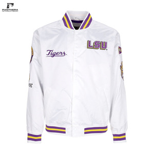 Veste en satin de sport de haute qualité pour hommes, tissu satiné, boutons sur le devant, broderie personnalisée, vestes de baseball en satin - Product Image 1