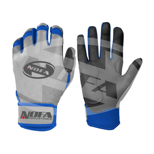 Guantes de Béisbol/Sóftbol Acolchados de Cuero Antideslizantes y Ambidiestros de Nofa Industries para Adultos, Profesionales, Hombres y Mujeres, Personalizados, Tallas XL y XXL - Product Image 1