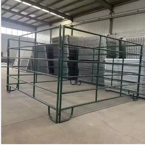 Panneaux de clôture tubulaires écologiques pour bétail et chevaux, 6 pieds, pour ferme - Product Image 1
