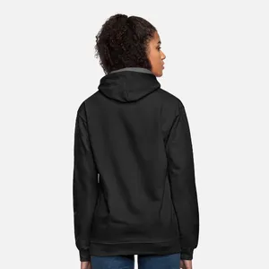 Sudadera con Capucha Negra para Hombre, Corte Regular, Algodón, con Bolsillo, Diseño con Estampado Frontal 'Run Happy', Ropa Casual de Primavera - Product Image 5