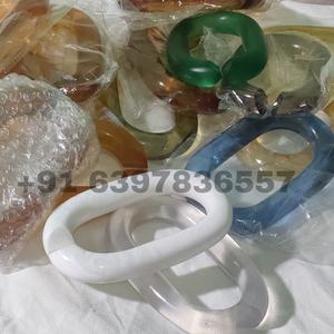 Bulk Resin Chain Oval Link Wall Mounted Decor Material Variety Color <b>Interior</b> Room Background Installation Ornament <b>Accessories</b> - Product Image 1