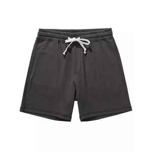 Shorts décontractés d'été pour hommes en toile tricotée avec cordon de serrage, couleur unie, séchage rapide, extensibles, taille mi-haute, coupe classique - Product Image 5