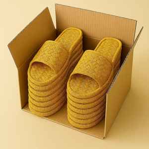 Sandalias Tejidas a Mano Sheetal Pati para Primavera/Verano, Ecológicas, de Fibra Natural, Ligeras, Unisex, para Interiores, Ideales para Hoteles y Spas |   Huésped Sostenible - Product Image 4