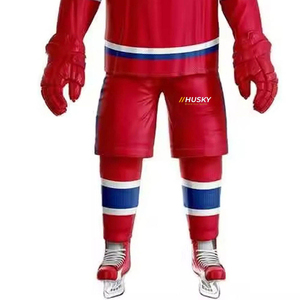 Fabricants sur mesure, vente en gros d'uniformes de hockey sur glace pour adultes, haute qualité, 100% polyester imprimé, antibactérien, toutes saisons - Product Image 3