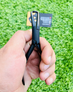Wholesale Premium Quality Stainless Steel Needle Nose Plier <b>Bead</b> Removing Matte Black Color Coated Professional Hair <b>Extension</b> - Product Image 6
