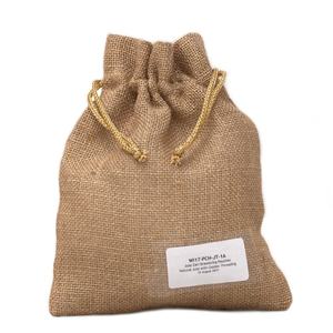 Bolsa de yute para boda, bolsa de regalo de matrimonio, pequeña bolsa de yute con cordón - Product Image 6