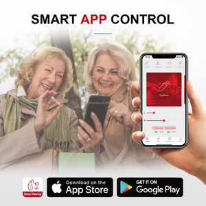 JINGHAO OTC App Control Recargable Bluetooth Digital Inalámbrico BTE RIC Audífonos Recargable para Sordera - Product Image 2